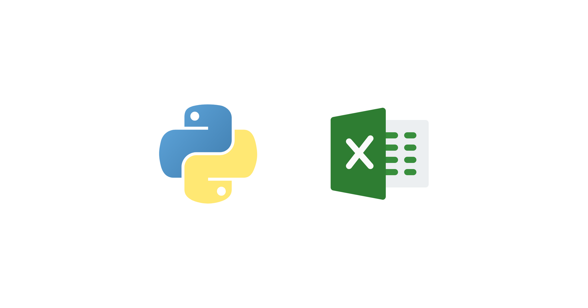 Python and Excel Logo